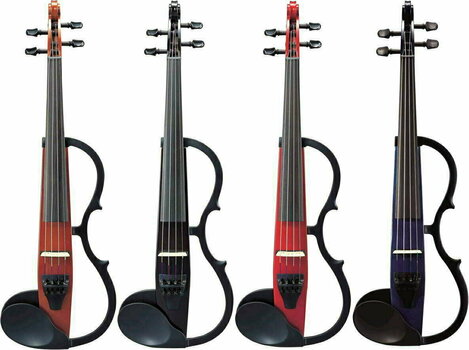 Elektrische viool Yamaha SV-130S Silent Violin SET Navy BL - 3