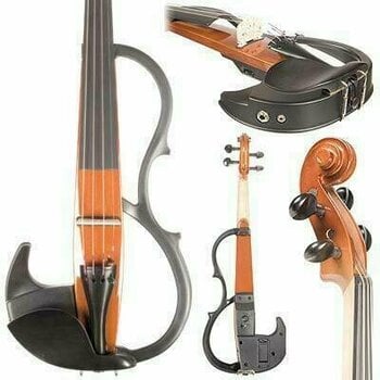 Electric Violin Yamaha SV-200 Silent Violin BR - 3