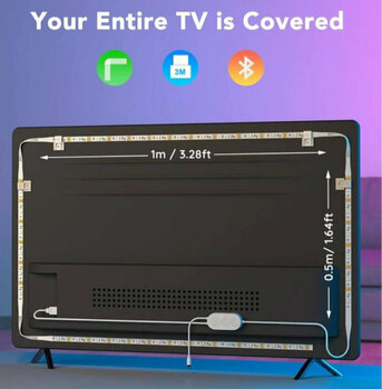 Смарт крушкa Govee TV 46-60" RGB + Remote - 4