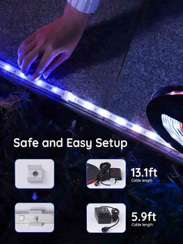 Iluminação inteligente Govee Phantasy Outdoor Pro Smart LED strap 10m RGBIC - 2