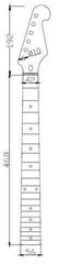 Guitar Neck Dr.Parts TL R 21 Guitar Neck - 3