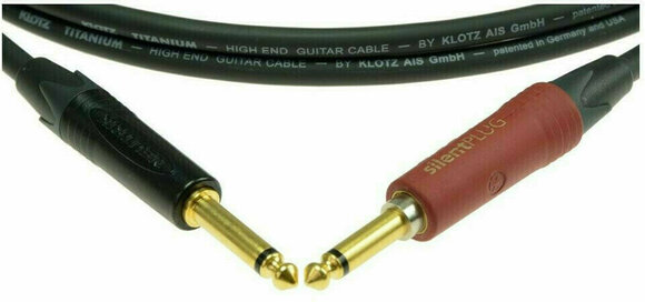 Kabel za instrumente Klotz TI-0300PSP Titanium Crna 3 m Ravni - Ravni - 2
