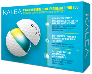 Golfové míčky TaylorMade Kalea White Golfové míčky - 1