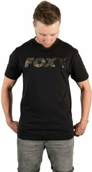 Maglietta Fox Maglietta Logo T-Shirt Black/Camo XL - 2