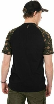 T-Shirt Fox T-Shirt Raglan T-Shirt Black/Camo XL - 2