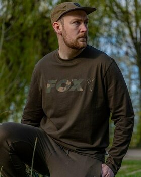 Horgászpóló Fox Horgászpóló Raglan Long Sleeve Shirt Khaki/Camo L - 3