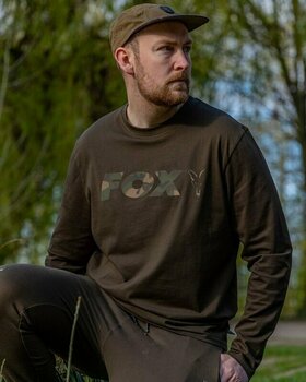 Tricou Fox Tricou Raglan Long Sleeve Shirt Khaki/Camo M - 3