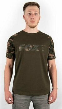 Tričko Fox Tričko Raglan T-Shirt Khaki/Camo L - 2
