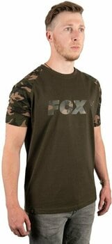 Tee Shirt Fox Tee Shirt Raglan T-Shirt Khaki/Camo L - 3