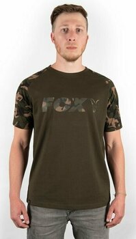 Horgászpóló Fox Horgászpóló Raglan T-Shirt Khaki/Camo S - 2