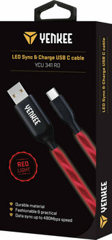 USB Cable Yenkee YCU 341 RD Red 100 cm USB Cable - 3