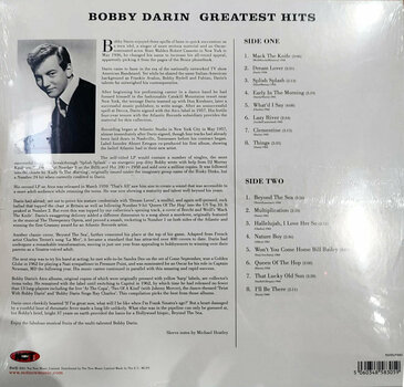 Vinylskiva Bobby Darin - Greatest Hits (Red Vinyl) (LP) - 2