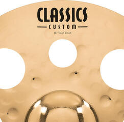 Crash Cymbal Meinl CC16TRC-B Classics Custom Trash 16" Crash Cymbal - 3