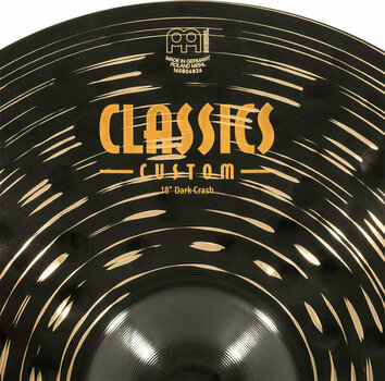 Crash Cymbal Meinl CC18DAC Classics Custom Dark Crash Cymbal 18" - 4