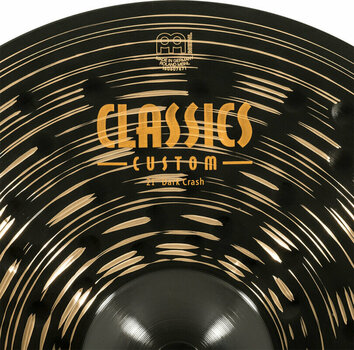 Crash Cymbal Meinl CC21DAC Classic Custom Dark Crash Cymbal 21" - 4