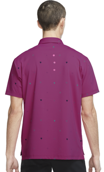 Chemise polo Nike Dri-Fit Player Heritage Active Pink/Brushed Silver 2XL - 2