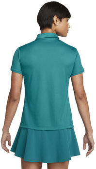 Polo Shirt Nike Dri-Fit Victory Womens Golf Polo Bright Spruce/White XS - 2