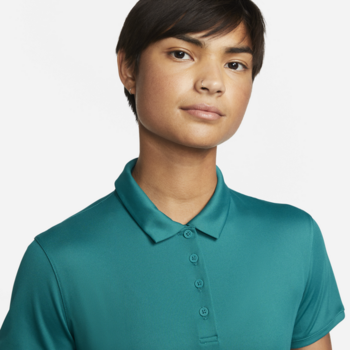 Poloshirt Nike Dri-Fit Victory Womens Golf Polo Bright Spruce/White L Poloshirt - 3