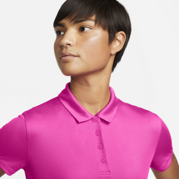 Polo Shirt Nike Dri-Fit Victory Womens Golf Polo Active Pink/White XS Polo Shirt - 3