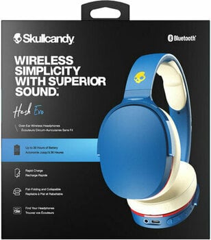 Wireless On-ear headphones Skullcandy Hesh Evo Blue - 10