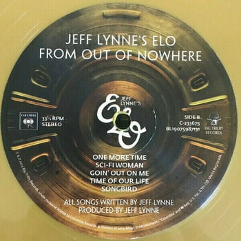 Disco de vinil Electric Light Orchestra - From Out Of Nowhere (Coloured) (LP) - 3