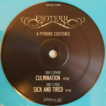 Vinyl Record Esoteric - A Pyrrhic Existence (Turquoise Coloured) (3 LP) - 8