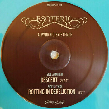 Vinyl Record Esoteric - A Pyrrhic Existence (Turquoise Coloured) (3 LP) - 4