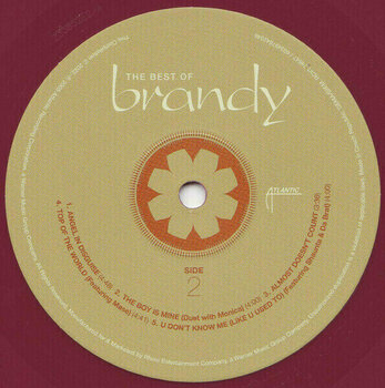 Vinyl Record Brandy - The Best Of Brandy (Coloured) (2 LP) - 3