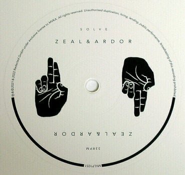 Vinyl Record Zeal & Ardor - Zeal & Ardor (Indies) (LP) - 2