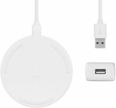 Drahtloses Ladegerät Belkin Wireless Charging Pad with Micro USB Cable White - 4