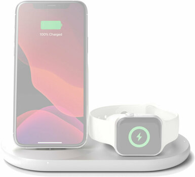 Wireless charger Belkin 3in1 Wireless Pad/Stand/Apple Watch White - 5