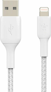 USB Kabel Belkin Boost Charge Lightning to USB-A Cable CAA002bt3MWH Weiß 3 m USB Kabel - 3