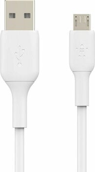 Cabo USB Belkin Boost Charge Micro-USB to USB-A Cable CAB005bt1MWH Branco 0,15 m Cabo USB - 3