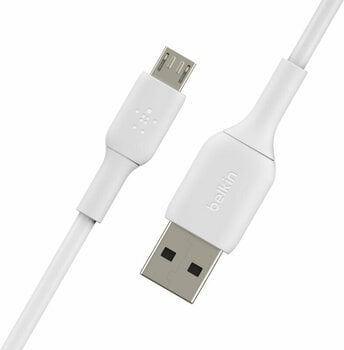 Cabo USB Belkin Boost Charge Micro-USB to USB-A Cable CAB005bt1MWH Branco 0,15 m Cabo USB - 4