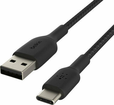 USB Cable Belkin Boost Charge USB-A to USB-C Cable CAB002bt1MBK Black 1 m USB Cable - 5