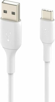 USB кабел Belkin Boost Charge USB-A to USB-C Cable CAB001bt1MWH Бял 1 m USB кабел - 2
