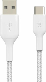Cabo USB Belkin Boost Charge USB-A to USB-C Cable CAB002bt1MWH Branco 1 m Cabo USB - 4