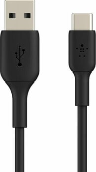 USB Cable Belkin Boost Charge USB-A to USB-C Cable CAB001bt2MBK Black 2 m USB Cable - 3