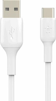 USB Cable Belkin Boost Charge USB-A to USB-C Cable CAB001bt2MWH White 2 m USB Cable - 3