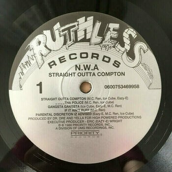 Vinyl Record N.W.A - Straight Outta Compton (LP) - 2
