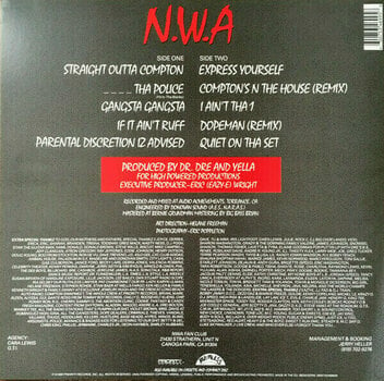 Vinyl Record N.W.A - Straight Outta Compton (LP) - 4