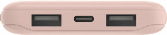 Power Bank Belkin Power Bank with USB-C 15W Dual USB-A USB-A to C Cable Pink BPB011btRG Pink Power Bank - 5