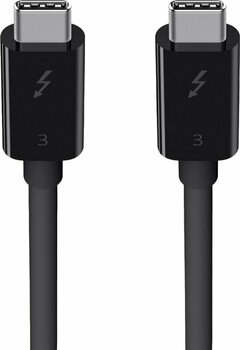 USB Cable Belkin Thunderbolt 3 C-C F2CD084bt0.8MBK Black 0,8 m USB Cable - 2