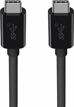 USB Cable Belkin USB 3.1 C F2CU052bt1M-BLK Black 1 m USB Cable - 2