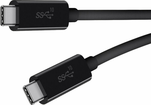 USB Cable Belkin USB 3.1 C F2CU052bt1M-BLK Black 1 m USB Cable - 3