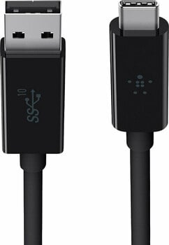 USB Kabel Belkin USB 3.1 USB-C to USB A 3.1 F2CU029bt1M-BLK Schwarz 0,9 m USB Kabel - 2