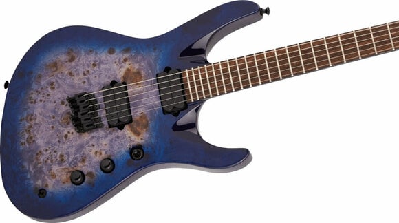 Electric guitar Jackson Pro Series Signature Chris Broderick Soloist HT6P Transparent Blue - 5