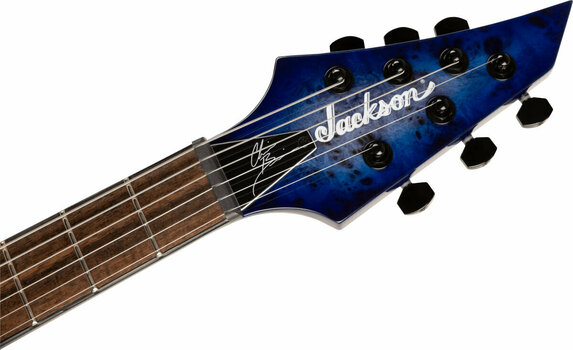 Electric guitar Jackson Pro Series Signature Chris Broderick Soloist HT6P Transparent Blue - 7