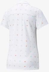Polo košile Puma W Mattr Galapagos Bright White/Hot Coral XS Polo košile - 1