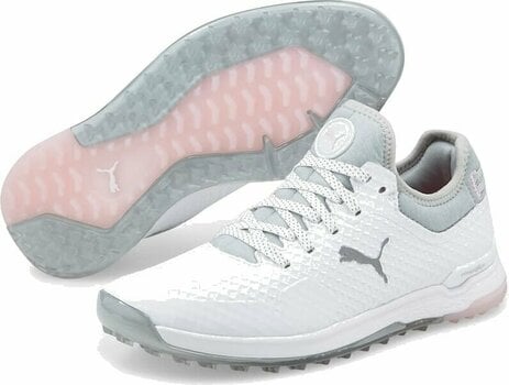 Pantofi de golf pentru femei Puma Proadapt Alphacat White/Puma Silver/Pink 37 - 2